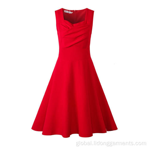 Cocktail Dresses 2020 New Types of Women Causal Sleeveless Dress Supplier